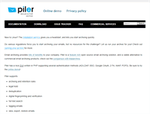 Tablet Screenshot of mailpiler.org